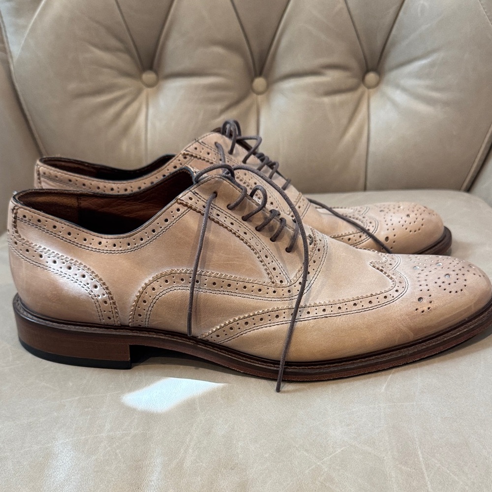 Mercanti Fiorentini Light Brown Brogue Oxfords
